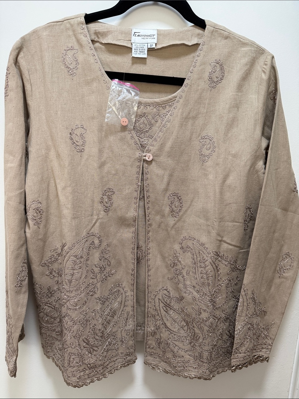 Florissant layered blouse